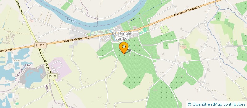 localisation de l'entreprise CALINA  ALLEZ-ET-CAZENEUVE