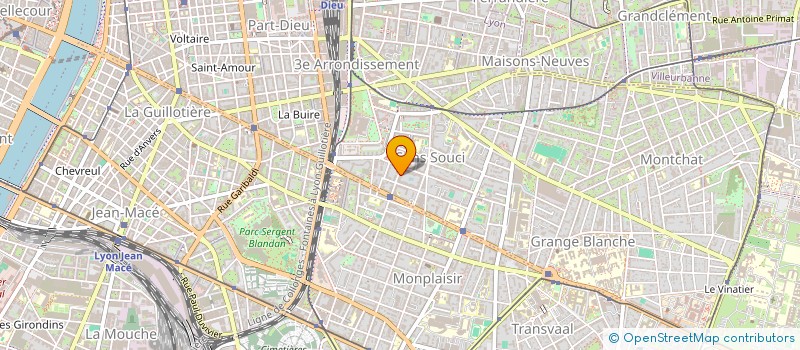 localisation de l'entreprise CALINA  LYON