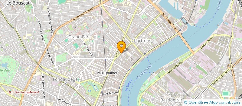 localisation de l'entreprise CALINA HOLDING  BORDEAUX