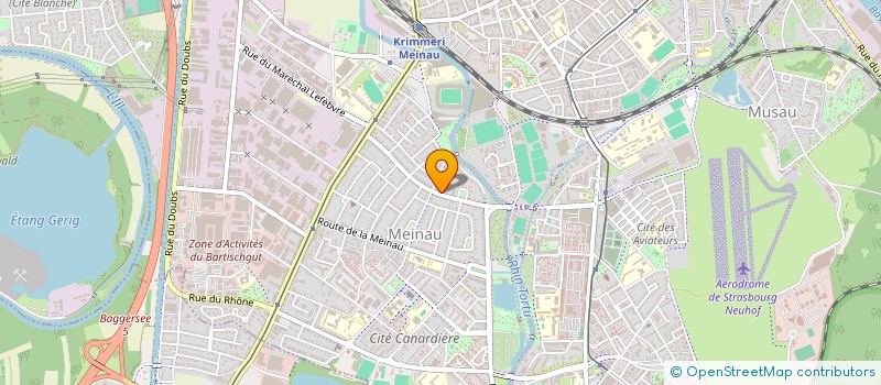 localisation de l'entreprise CALINAITRE à STRASBOURG