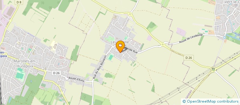 localisation de l'entreprise CALINENRICE  LEUDEVILLE