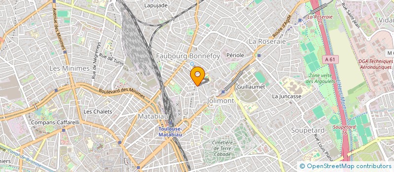 localisation de l'entreprise CALINETTE BLUE à TOULOUSE