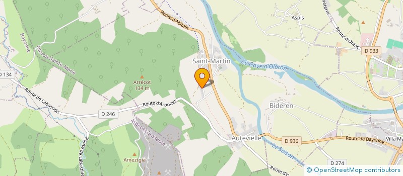 localisation de l'entreprise CALINON CHERADAME  AUTEVIELLE-SAINT-MARTIN-BIDEREN