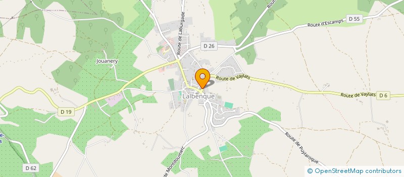 localisation de l'entreprise CALINOU à LALBENQUE