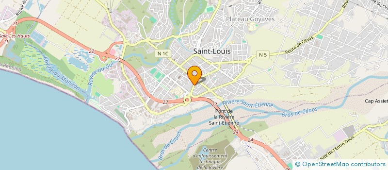 localisation de l'entreprise CALINOURS à SAINT-LOUIS
