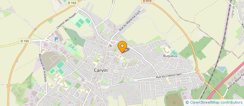 localisation de l'entreprise CALINOURS  CARVIN