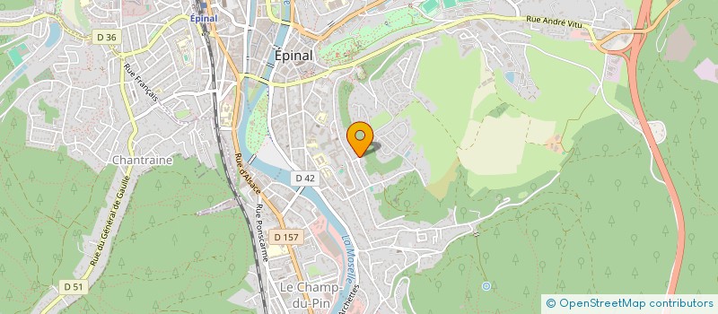localisation de l'entreprise CALINOUS à EPINAL