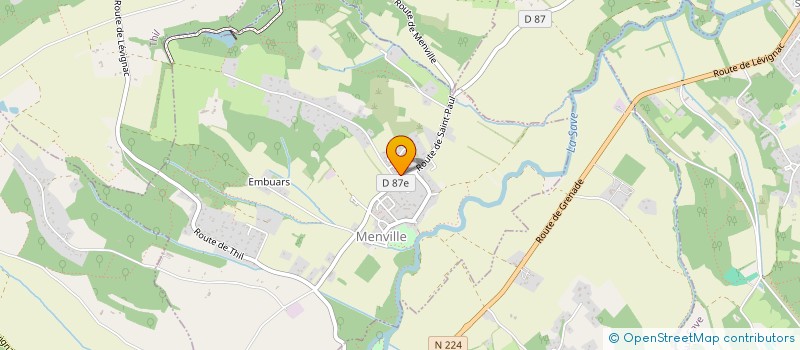 localisation de l'entreprise CALINS DOUDOU MURETAIN à MENVILLE