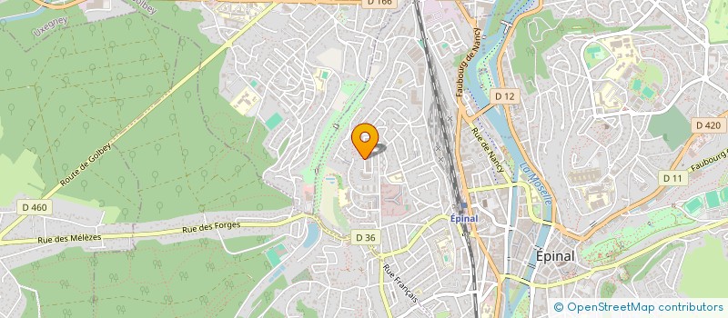 localisation de l'entreprise CALINS DOUDOU PL à EPINAL