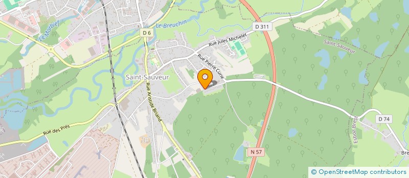 localisation de l'entreprise CALINS DOUDOU SAINT-SAUVEUR  SAINT-SAUVEUR