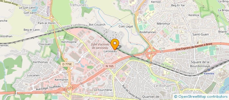 localisation de l'entreprise CALINS DOUDOU VANNES à VANNES