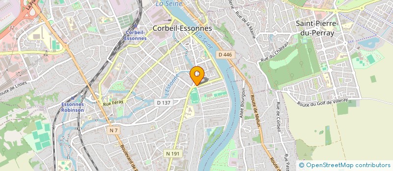 localisation de l'entreprise CALINS MATINS CORBEIL LA PROUE  CORBEIL-ESSONNES