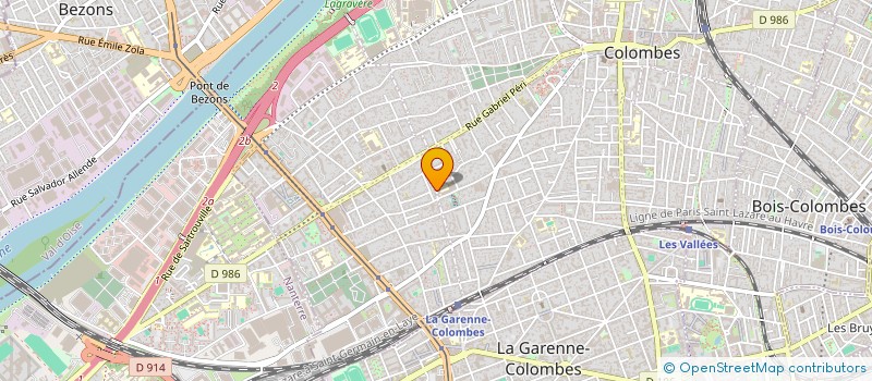 localisation de l'entreprise CALIONS à COLOMBES