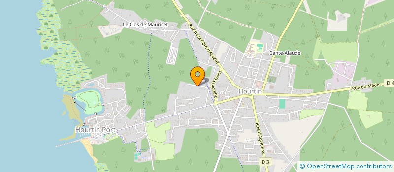 localisation de l'entreprise CALIOPE EDITION  HOURTIN