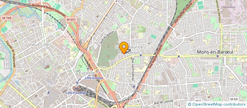 localisation de l'entreprise CALIPAJE à LILLE