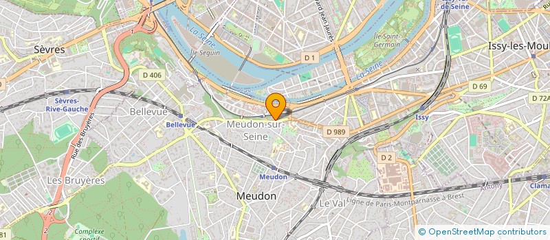 localisation de l'entreprise CALIPIA à MEUDON