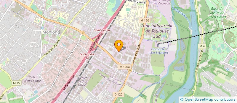 localisation de l'entreprise CALIPOSE à TOULOUSE