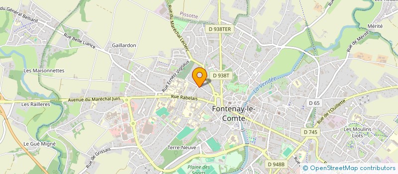 localisation de l'entreprise CALIPSEA à FONTENAY-LE-COMTE