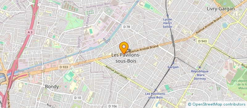 localisation de l'entreprise CALIPSO à LES PAVILLONS-SOUS-BOIS