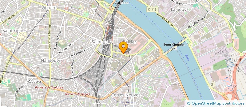 localisation de l'entreprise CALIPSSO  LARUSCADE