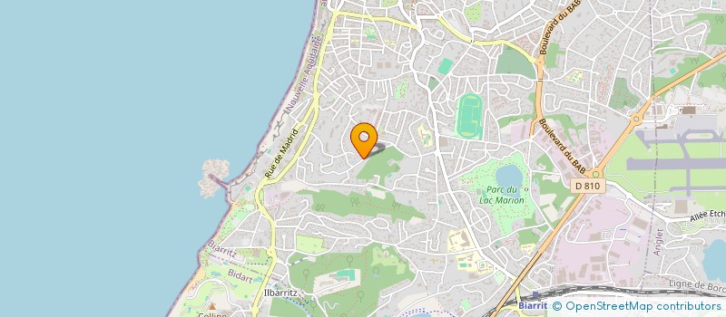 localisation de l'entreprise CALIS à BIARRITZ