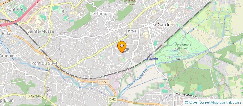localisation de l'entreprise CALIS à LA GARDE