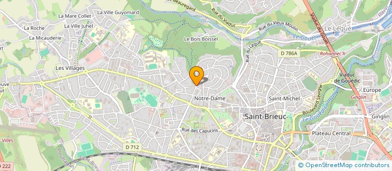 localisation de l'entreprise CALISASSOS à SAINT-BRIEUC