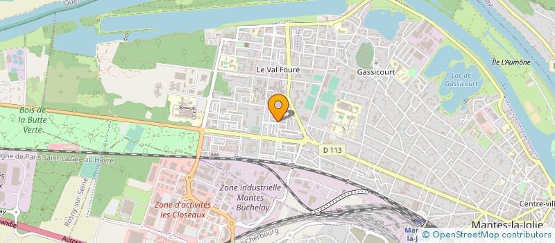 localisation de l'entreprise CALISICI à MANTES-LA-JOLIE