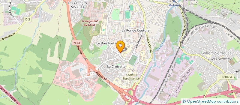 localisation de l'entreprise CALISKAN à CHARLEVILLE-MEZIERES