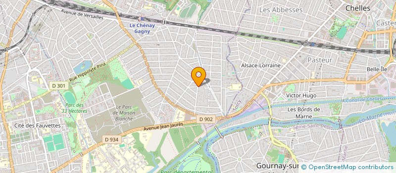 localisation de l'entreprise CALISKAN  GAGNY