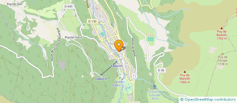 localisation de l'entreprise CALISMA  MONT-DORE