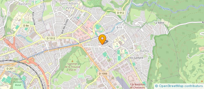 localisation de l'entreprise CALISO  LA RAVOIRE