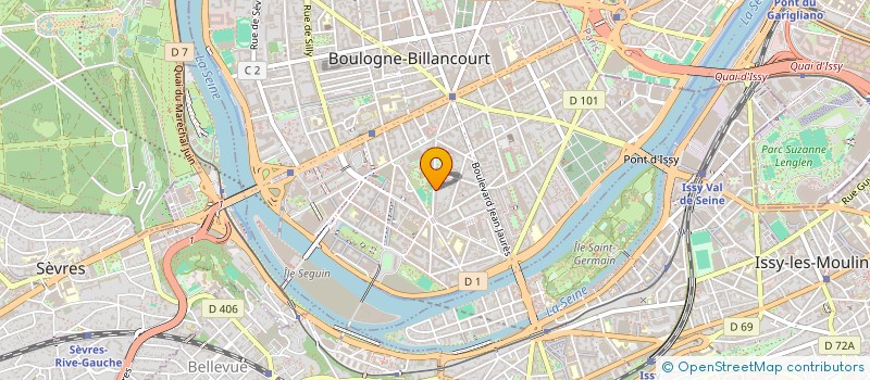 localisation de l'entreprise CALIST à BOULOGNE-BILLANCOURT