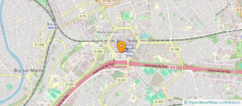 localisation de l'entreprise CALISTA à NOISY-LE-GRAND