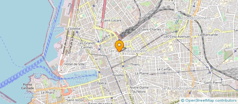 localisation de l'entreprise CALISTA à MARSEILLE