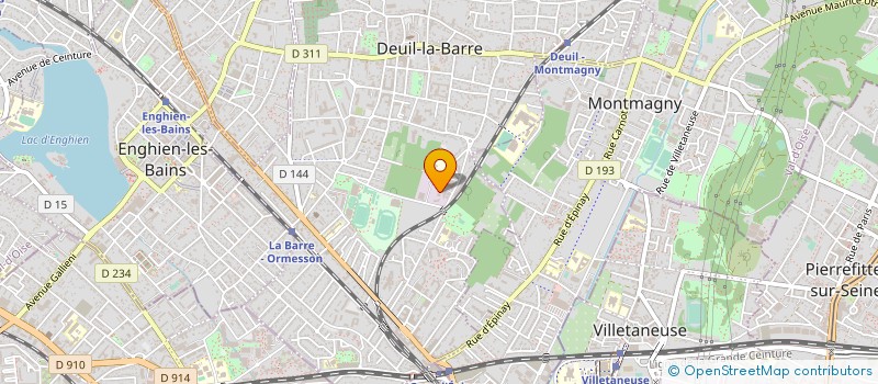 localisation de l'entreprise CALISTA  DEUIL-LA-BARRE