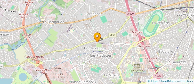 localisation de l'entreprise CALISTA à TOULOUSE
