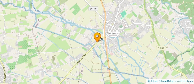 localisation de l'entreprise CALISTA  VELLERON