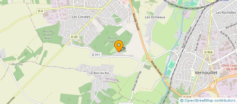 localisation de l'entreprise CALISTA FRANCE RENOV à VERNOUILLET