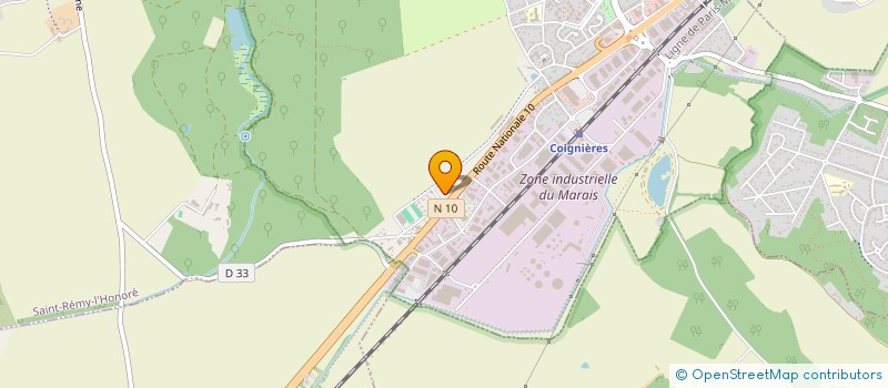 localisation de l'entreprise CALISTAR  COIGNIERES