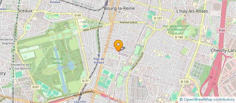 localisation de l'entreprise CALISTAS à ANTONY