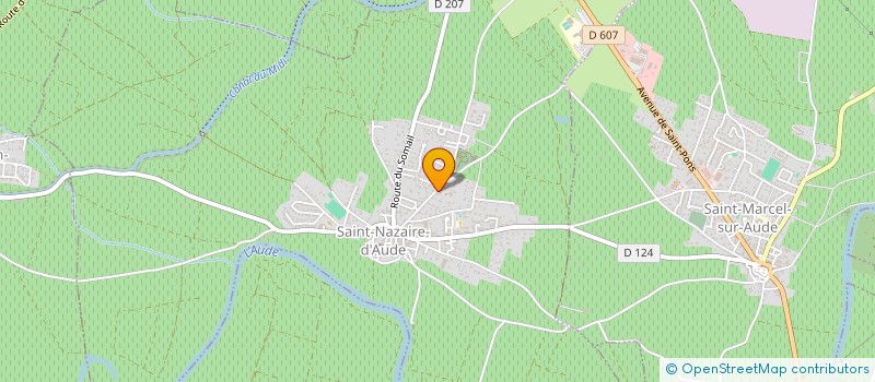 localisation de l'entreprise CALISTE  SAINT-NAZAIRE-D'AUDE