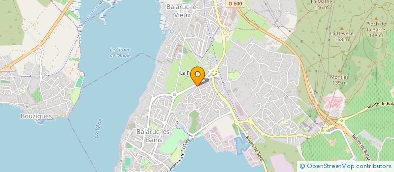 localisation de l'entreprise CALISTHEA  BALARUC-LES-BAINS