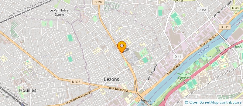 localisation de l'entreprise CALISTHENICS AVANCEMENT  BEZONS