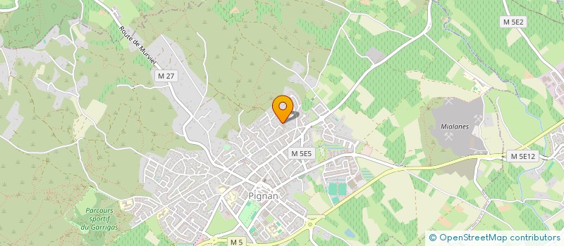 localisation de l'entreprise CALISTINE  VAILHAUQUES