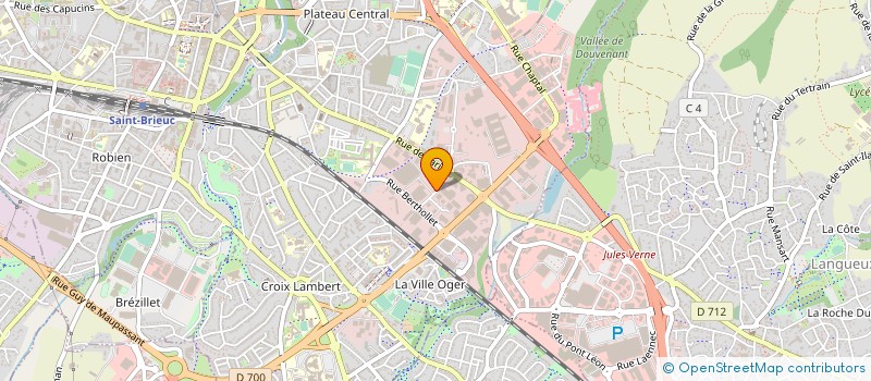 localisation de l'entreprise CALISTO  SAINT-BRIEUC