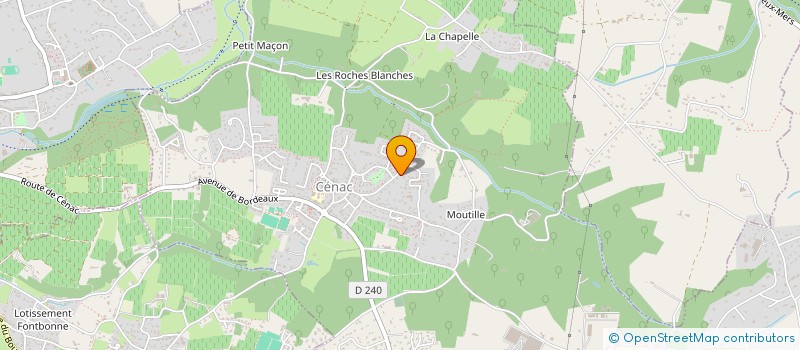 localisation de l'entreprise CALISTO QUINCAILLERIE  CENAC