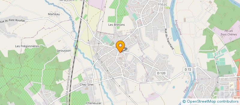 localisation de l'entreprise CALISTOFF à LINARS