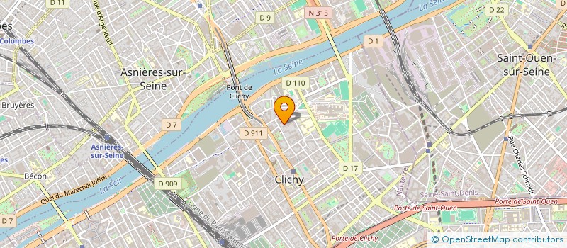 localisation de l'entreprise CALISTRA à CLICHY