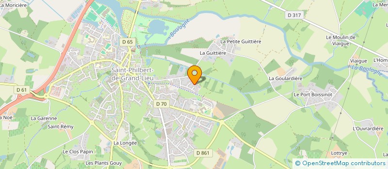 localisation de l'entreprise CALISUN à SAINT-PHILBERT-DE-GRAND-LIEU